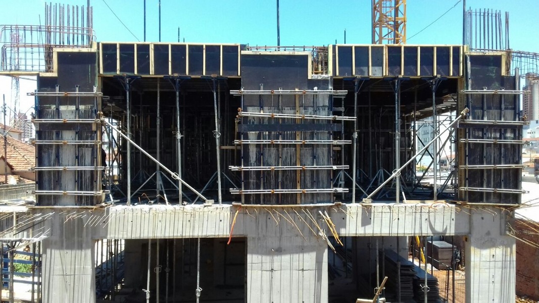 Foto atualizada 28/10/2016 - Estrutura - Laje piso do 1 pavto